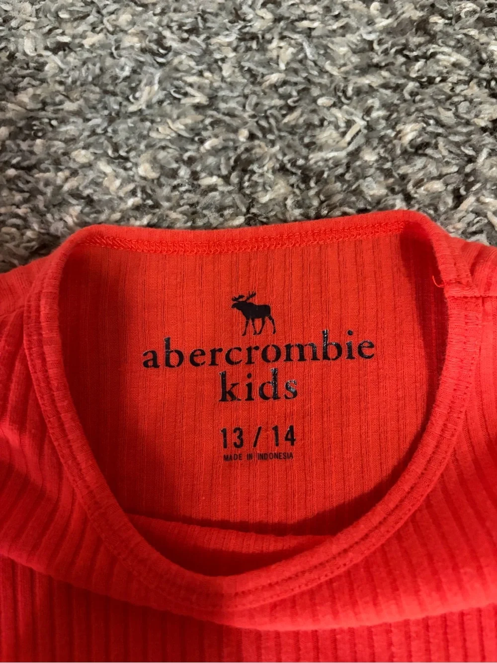 abercrombie kids bright red